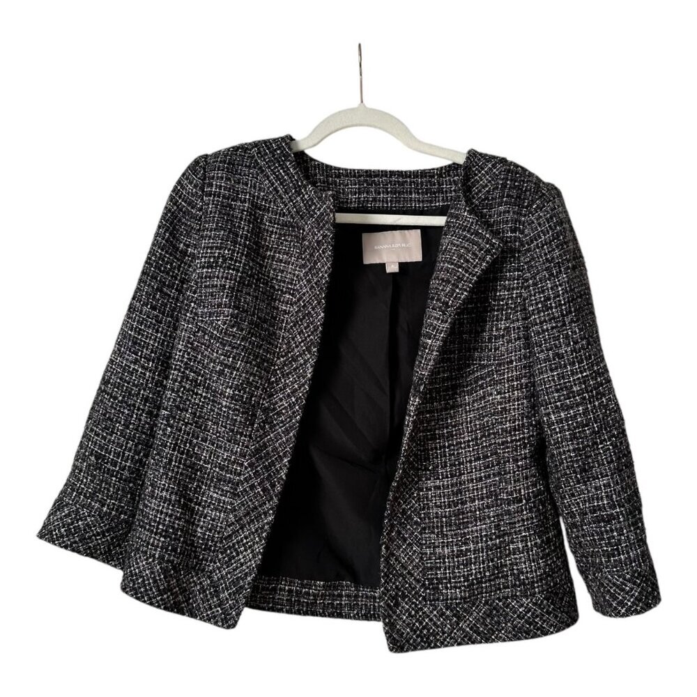 Banana Republic Tweed business jacket, sz 8